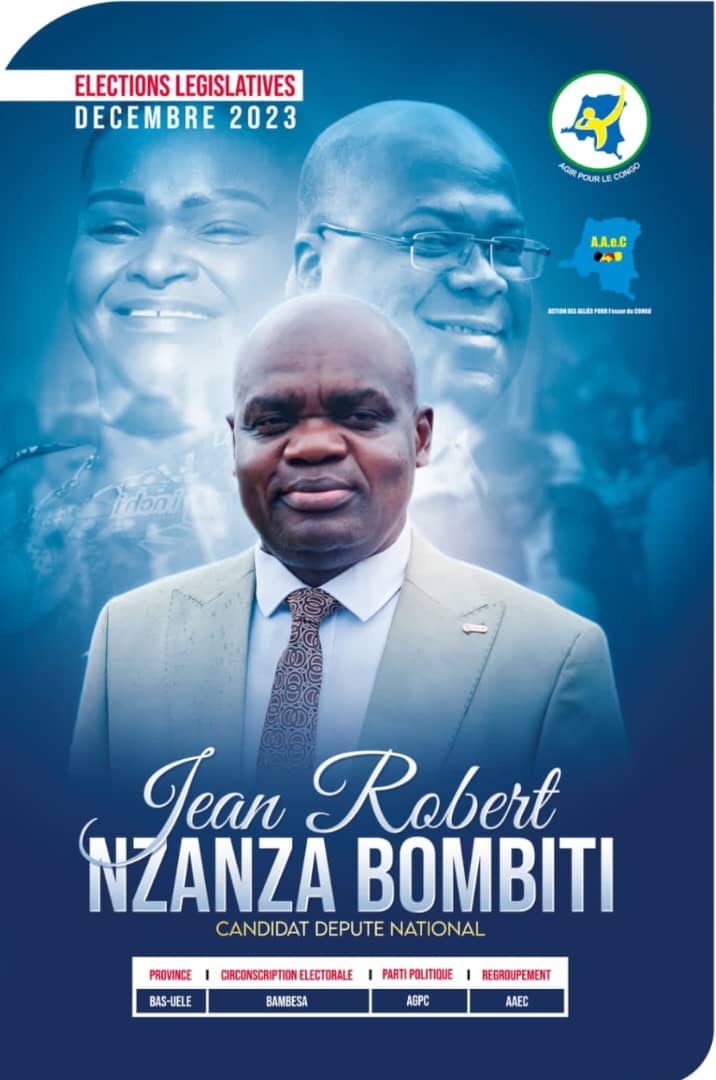  Élections 2023: A Bambesa, NZANZA Bombiti Jean-Robert dépose sa candidature à la députation nationale.